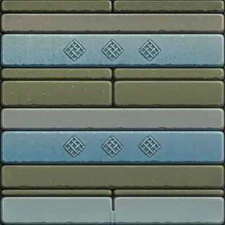 weathered worn paving