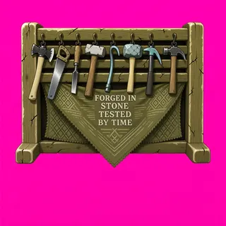 damaged tool rack