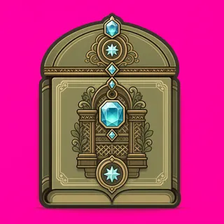 book, ornate design