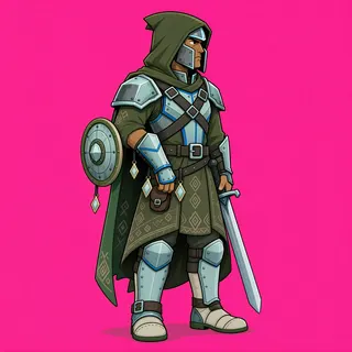 original adult guard, facing east
