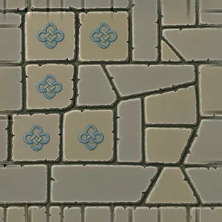clean rough stone floor