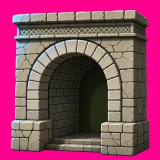 weathered archway