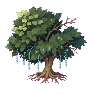 damaged low bush
