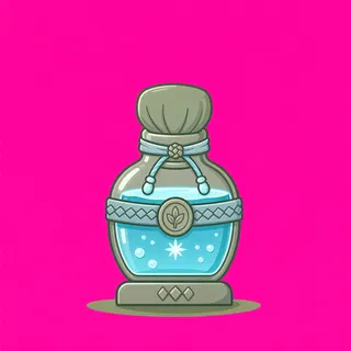 healing potion, rare accent design
