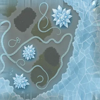 frosted earthen floor