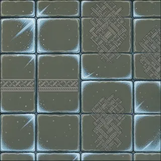 frosted flat paving