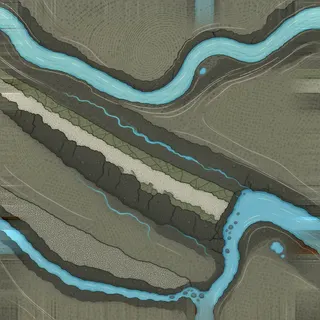 damaged bank sediment