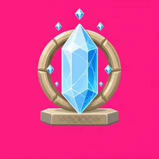 energy crystal, rare accent design
