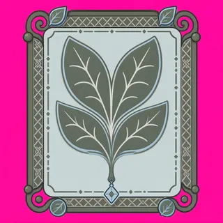 leaf, ornate design