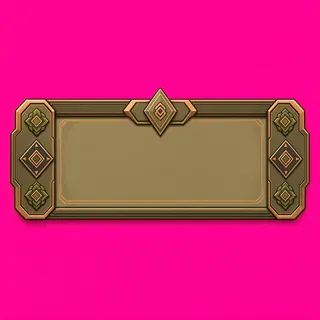 empty menu panel, selected state