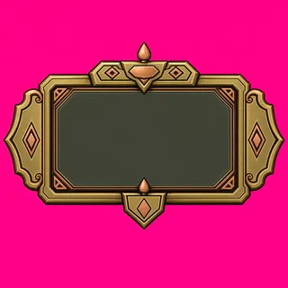 empty dialogue frame, selected state