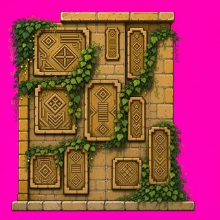 cliff corner, overgrown