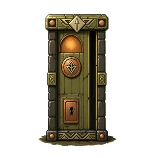 door, rare accent design