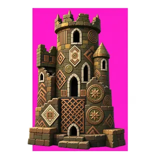 damaged watchtower