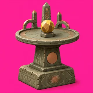 weathered relic pedestal