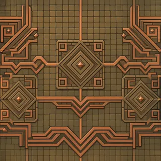 damp dusty tiled floor