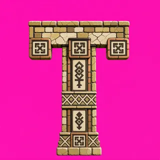 wall T junction, weathered