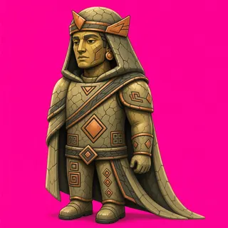 weathered statue
