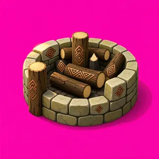 clean campfire ring