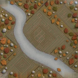 frosted fine gravel path