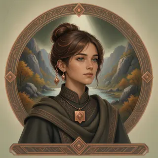 original adult guide, calm expression