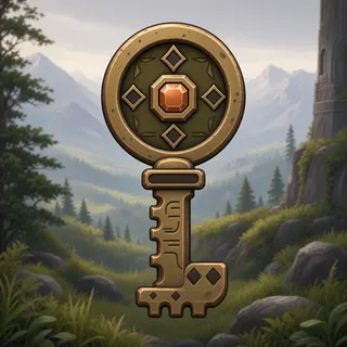 key, rare accent design