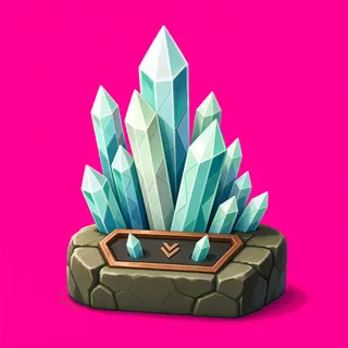 clean crystal cluster