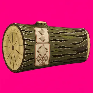 clean fallen log