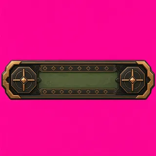 empty status bar frame, disabled-muted state