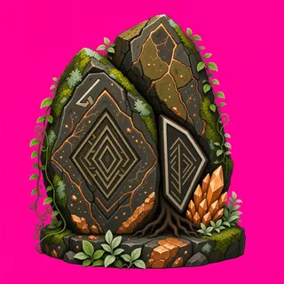 overgrown resource deposit