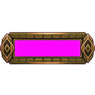 empty status bar frame, pressed state
