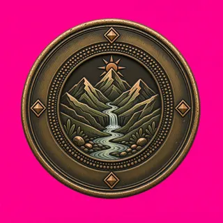 coin, ornate design