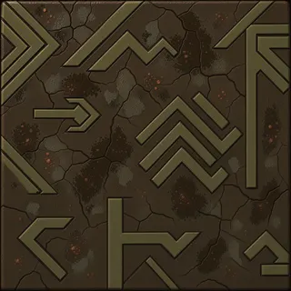 damp earthen floor