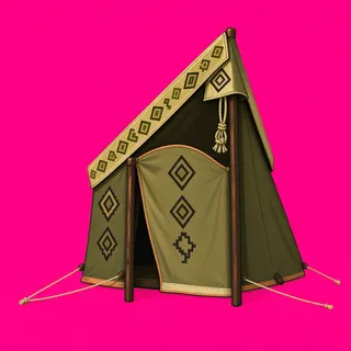 weathered tent