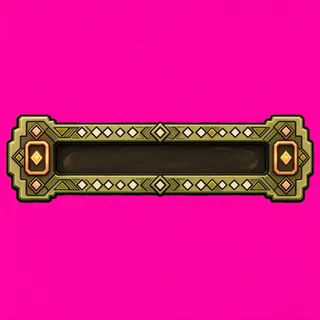 empty status bar frame, hover-highlighted state