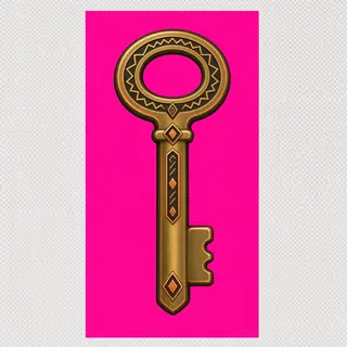key, plain design