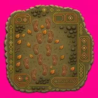 footprints, clustered arrangement
