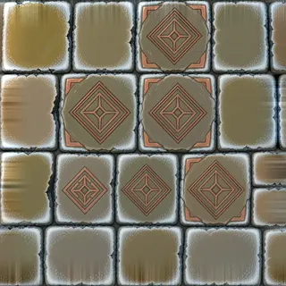 frosted flat paving