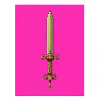 sword, plain design