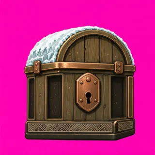 frosted storage chest