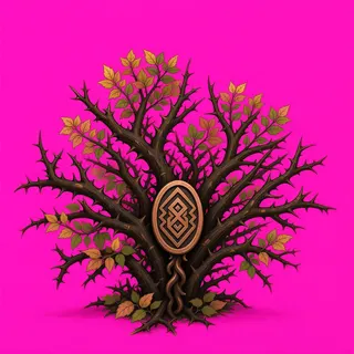 damaged low bush