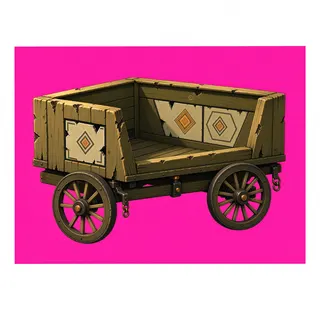 damaged abandoned cart
