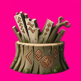 weathered tree stump