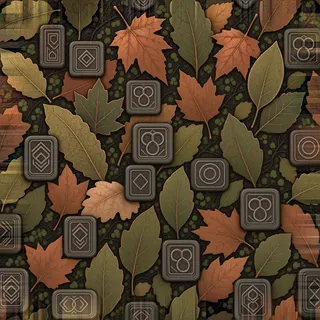overgrown leaf litter