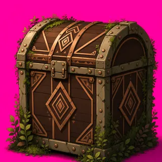 overgrown storage chest