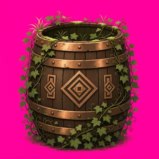 overgrown barrel