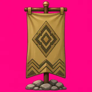 checkpoint flag, plain design