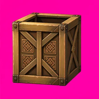 weathered wooden crate