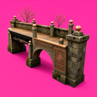 weathered small bridge