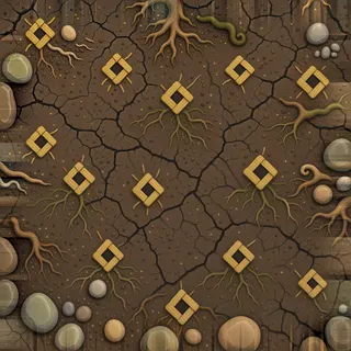 damaged woodland soil